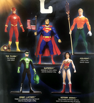 新品未使用 SUPERMAN THE FLASH Green Lantern DC Direct Superman Wonder Woman Green Lantern Flash Aquaman