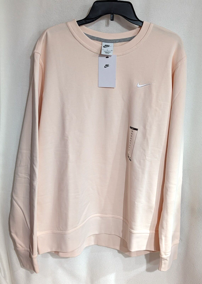 Nike Men's Guava Ice Club French Terry Crew Sweatshirt Nike Men's Guava Ice Club French Terry Crew Sweatshirt