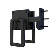 JUBEST Self Locking Gate Latch Heavy Duty Double Side Gate Latches Black Gate...