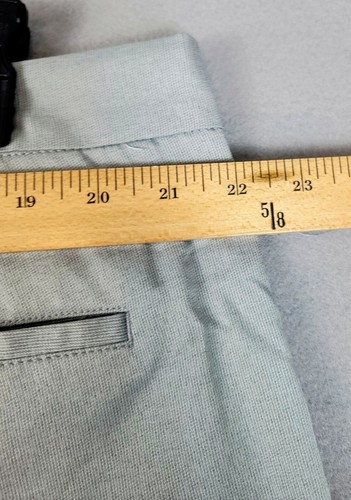 Golf Shorts size 42 Walter Hagen Gray Oxford Flat Front 9.5" Inseam NWT - Picture 5 of 6