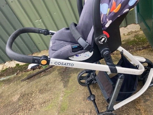 Cosatto Folding Pushchair Pram with Detachable Seat