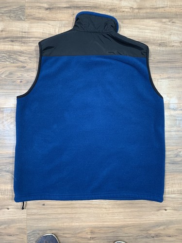 LL Bean Para Hombre Chaleco de Lanza Azul Grande Alto Cremallera Completa Hecho en EE. UU. De Colección - Imagen 8 de 9