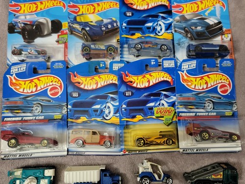 VINTAGE - Lot 16 Hot Wheels verschiedene Autos - 12 Karten 4 lose SIEHE Beschreibung - Bild 4 von 12