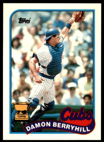 1989 Topps Tiffany Damon Berryhill Chicago Cubs #543
