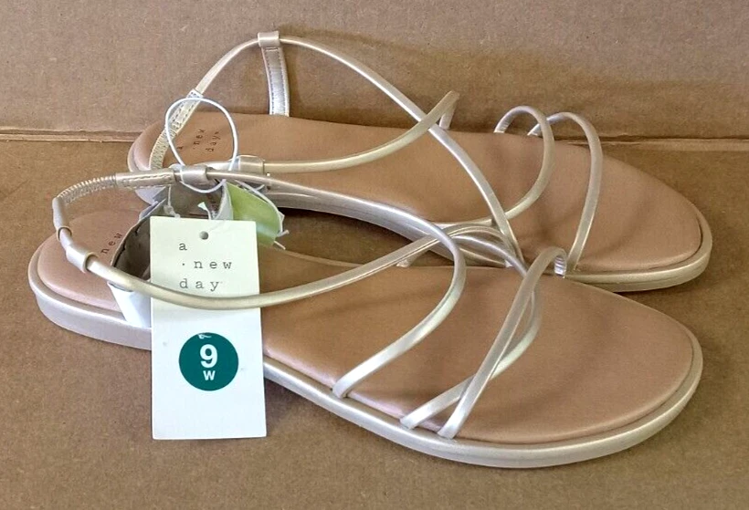Women s Sierra Wide Width Strappy Sandals a New Day 9W eBay