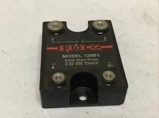 NEW, OPTO 22 MODEL 120D3, SOLID STATE RELAY 3-32 VDC CONTROL, FREE SHIPPING