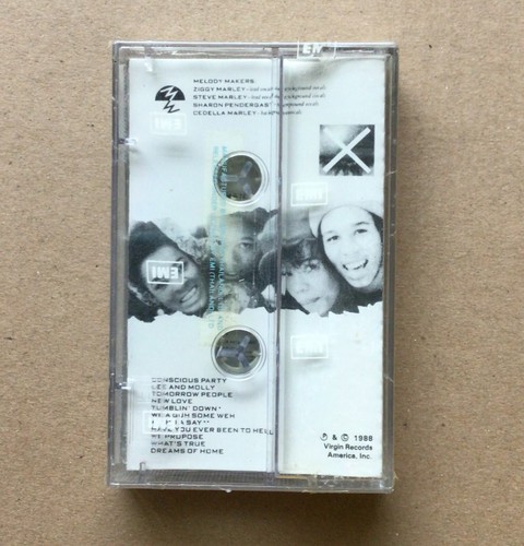 Ziggy Marley And The Melody Makers - Conscious Party Original 1988 Cassette Tape - Picture 2 of 5