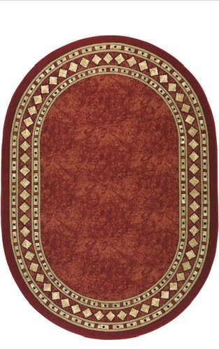 Alfombras Bordered Modern Non-Slip Low Pile Rubber Backing Indoor Area Rugs - Picture 103 of 105
