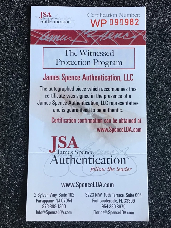 BRENDAN RODGERS Colorado Rockies AUTHENTIC AUTO ROMLB w/ JSA COA MINT - Image 4 of 4