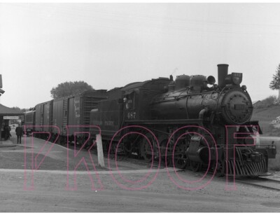 Canadian Pacific Railways (CP) Engine 487 with Mixed Train at Bethany ...