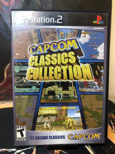 Capcom Classics Collection - PS2 - CIB - TESTED WORKING (DISC BUFFED)