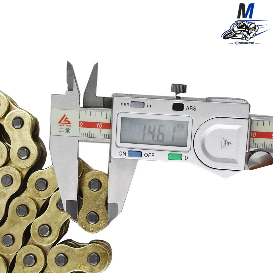 GOLD 520 Drive Chain 120 Links With O-Ring Masterlink For Dirt Bike 520×120 - Image 2 of 4