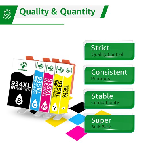8 PK Ink Cartridge New Chip 934XL 935XL For HP Officejet Pro6830 Pro6835 Pro6230 - Picture 5 of 5