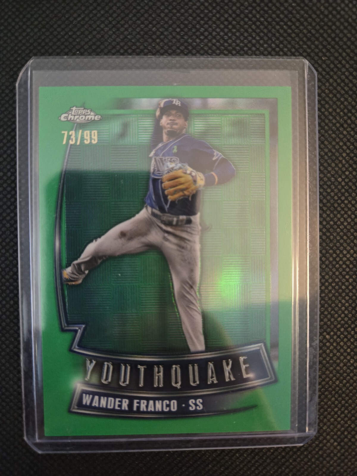 2023 topps chrome wander franco youthquake Green /99