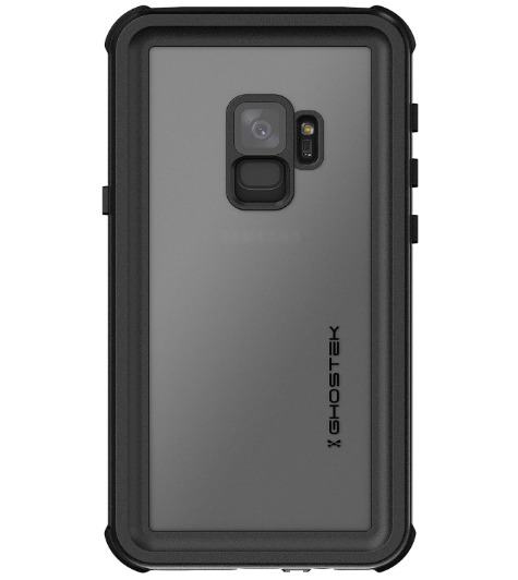 Waterproof Outdoor Case for Samsung Galaxy S9 Black ,Thermoplastic (TPU)