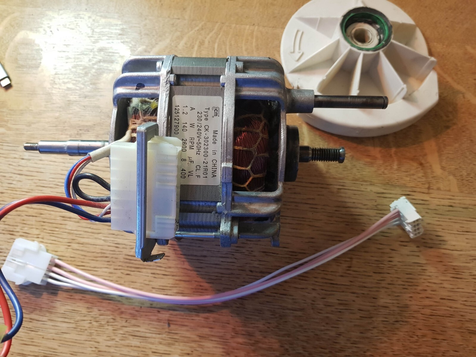 AEG lavatherm tumble dryer motor kit 50285869009 (Used but fully  