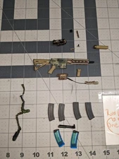 1/6 E&S 26051S HK416 Rifle w/ Accessories and Attachments