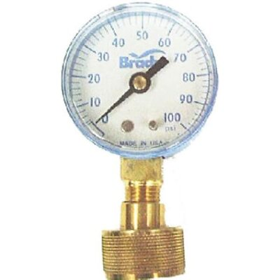 #ad campbell 2 pack 100 psi water pressure test gauge $12.59