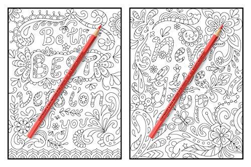 Inspirational Quotes An Adult Coloring Book with Motivational Sayings and Pos... - Picture 11 of 12