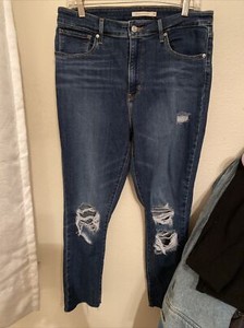 levi 721 high rise skinny 32 