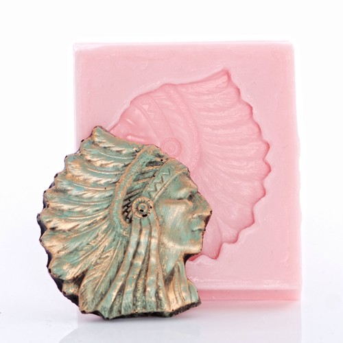 Silicone Mold Western Jewelry Craft Cabochon Fondant Chocolate Candy Mold (947) - Picture 4 of 7