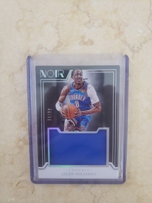 Panini NOIR Jalen Williams Jumbo Game Worn Patch # /99
