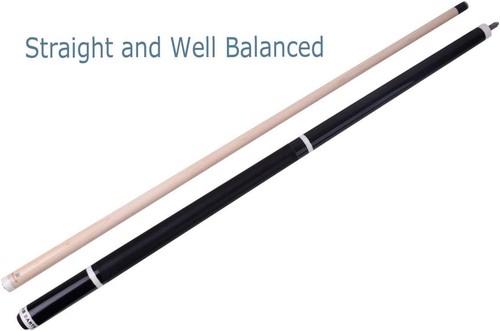Heavy 3-Piece Jump Break Cue - 25oz Steel & Maple, Black Finish - Picture 6 of 9