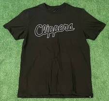 Ethika NBA Los Angeles Clippers Black Short Sleeve Shirt Mens Large