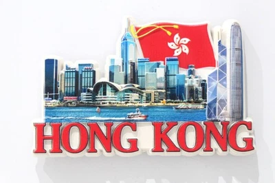 DESIGNO 3D - HONG KONG Fridge Magnet City Country Souvenir Travel Holiday Gift HongKong