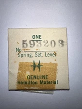New Old Stock Hamilton Spring Set Lever 593203