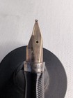 Vintage Parker 75 Cisele Sterling Silver Fountain Pen Flat Top 14K Nib Broad USA — photo 6