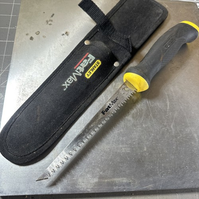 #ad Stanley FatMax Drywall Keyhole Jab Hand Saw With Scabbard Pouch free shipping $13.50