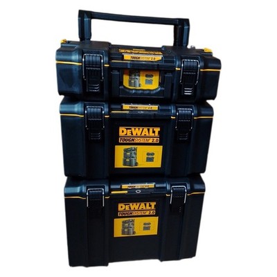 DEWALT TOUGHSYSTEM DS450 + DS300 + DS166, Multicolor, 2 Coffrets + Coffret sur R