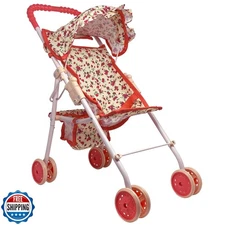 My First Baby Doll Stroller for Toddlers 3 Year Old Girls, Little
