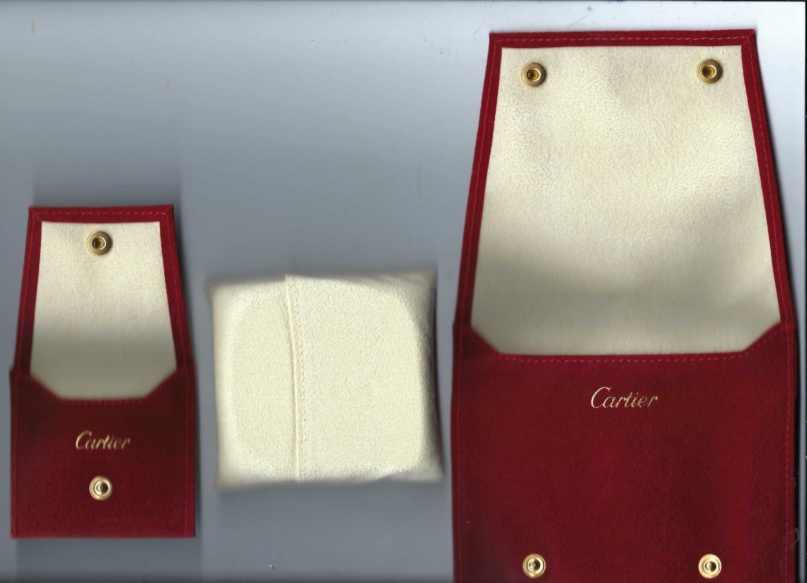 ювелирные изделия Cartier Red Suede Watch