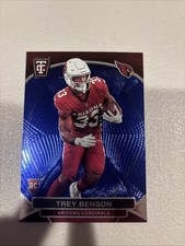 2024 Panini Totally Certified Rookies Trey Benson #169 Mirror Platinum Blue /399