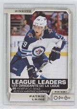 2018-19 O-Pee-Chee League Leaders Patrik Laine #597 t3w