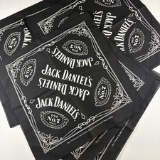 Jack Daniels Tennessee Whiskey Brand 21” Bandana Old No. 7 NEW lot of 9