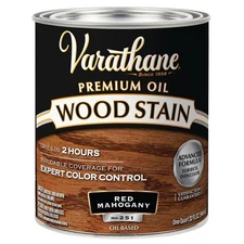 Varathane Premium Wood Stain Quart Red Mahogany Interior Wood Furniture Care