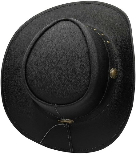 Sombrero de Vaquero Dundee SIDEWINDER Cuero de Vaca Estilo Australiano. Talla L - Imagen 6 de 6
