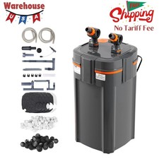 12w UV Aquarium Canister Filter 100 Gallon Lamp Fish Tank Quiet