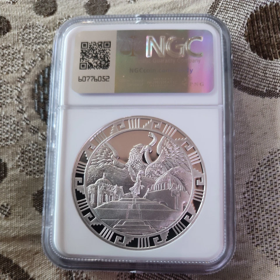 2016-Mo NGC PR70 UCAM | MEXICO "Mexican Elements" ULTRA CAMEO INDEPENDENT LABEL - Image 2 of 3