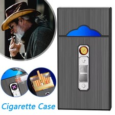 Portasigarette con Accendino Portasigarette Accendino Elettronico Senza Fiamma