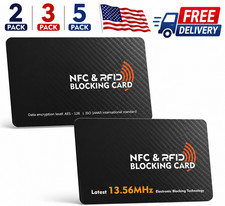 RFID Blocking Card for Wallet - Slim NFC Protector for Credit Debit ID Passport