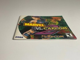 Marvel Vs. Capcom SEGA Dreamcast Manual ONLY Very Good Authentic