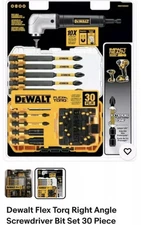 *New*DEWALT FlexTorq Right Angle Screwdriver Bit Set (30-Piece) DWAFT30RASET