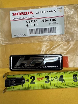 #ad Genuine Honda HFP Emblem Rear 08F20 TS9 100 $109.65