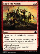 MTG TCG - Empty the Warrens 118 Dominaria Remastered - NM Free Shipping $5+
