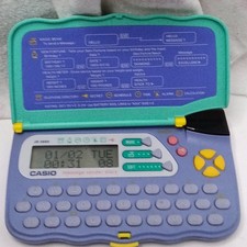 Casio Message Sender Diary JD-3600 Electronic Handheld 1990s Vintage PDA