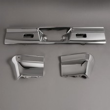 Fits Chevrolet Impala 1966 Rear Bumper Assembly Set Chrome Steel 3pcs